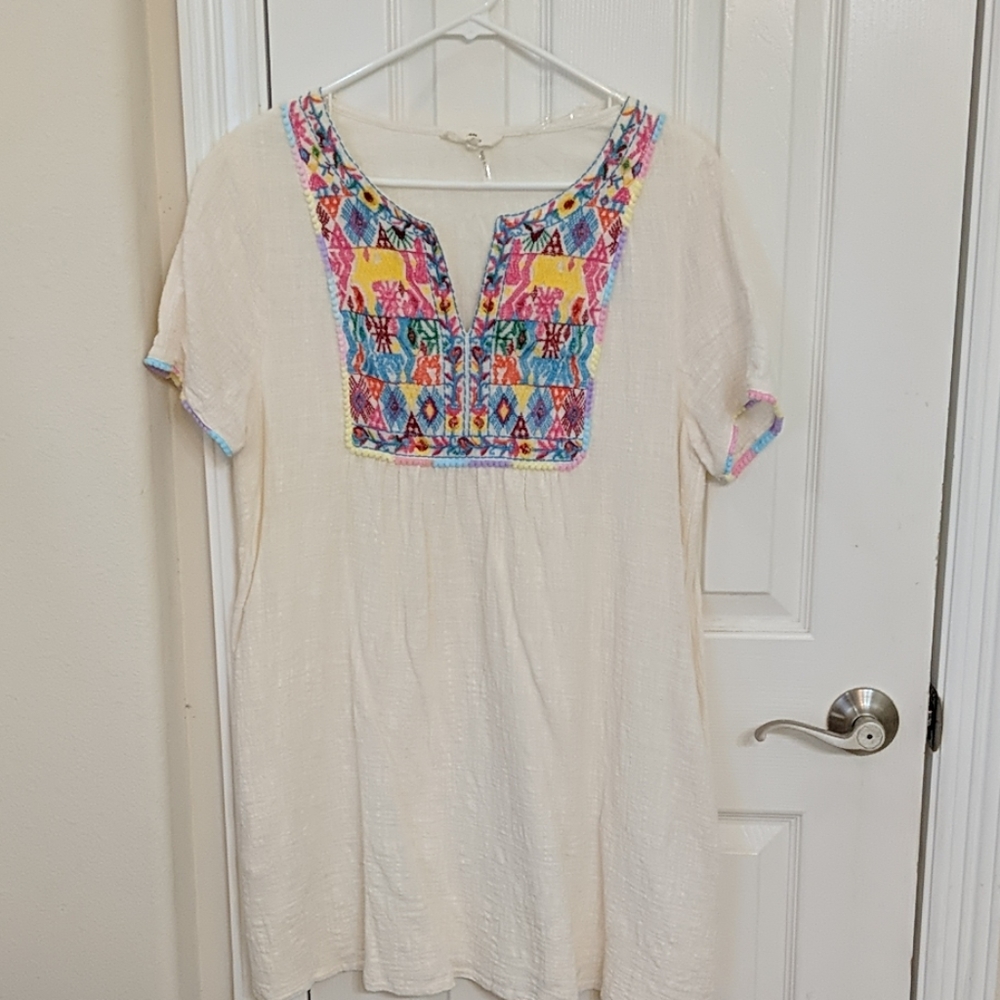 Entro Embroidered Dress